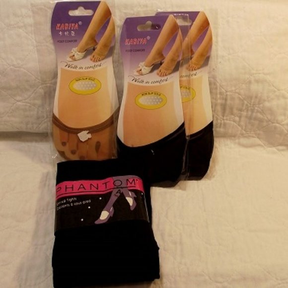 PHANTOM Women's Stirrup Tights + Toe Topper Liners - Picture 1 of 10